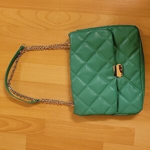 H&M Quilted Bag in green